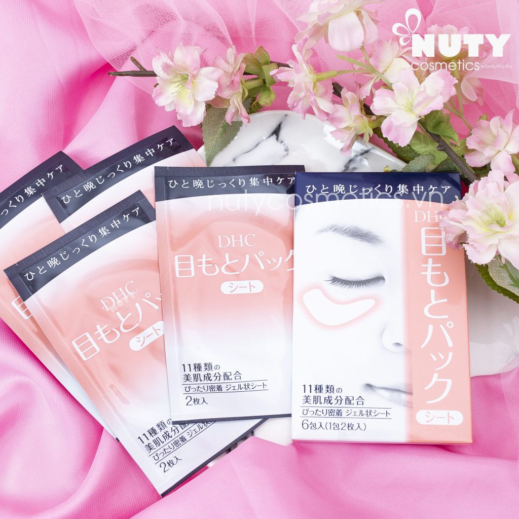 Mặt Nạ Mắt DHC Revitalizing Moisture Strips Pack Sheet Eyes (2 x 6 miếng)