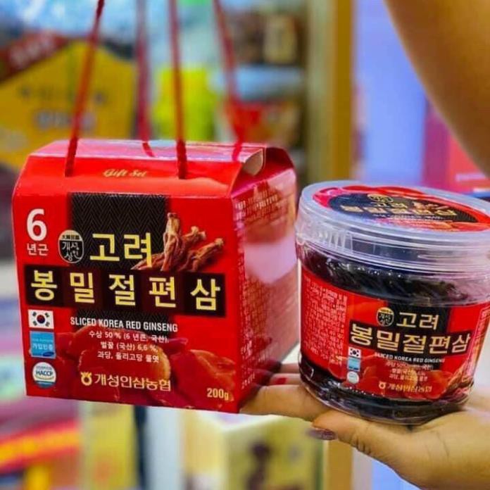Hồng Sâm Thái Lát Tẩm Mật Ong 200g Nonghyup Hàn Quốc Cao Cấp | BigBuy360 - bigbuy360.vn
