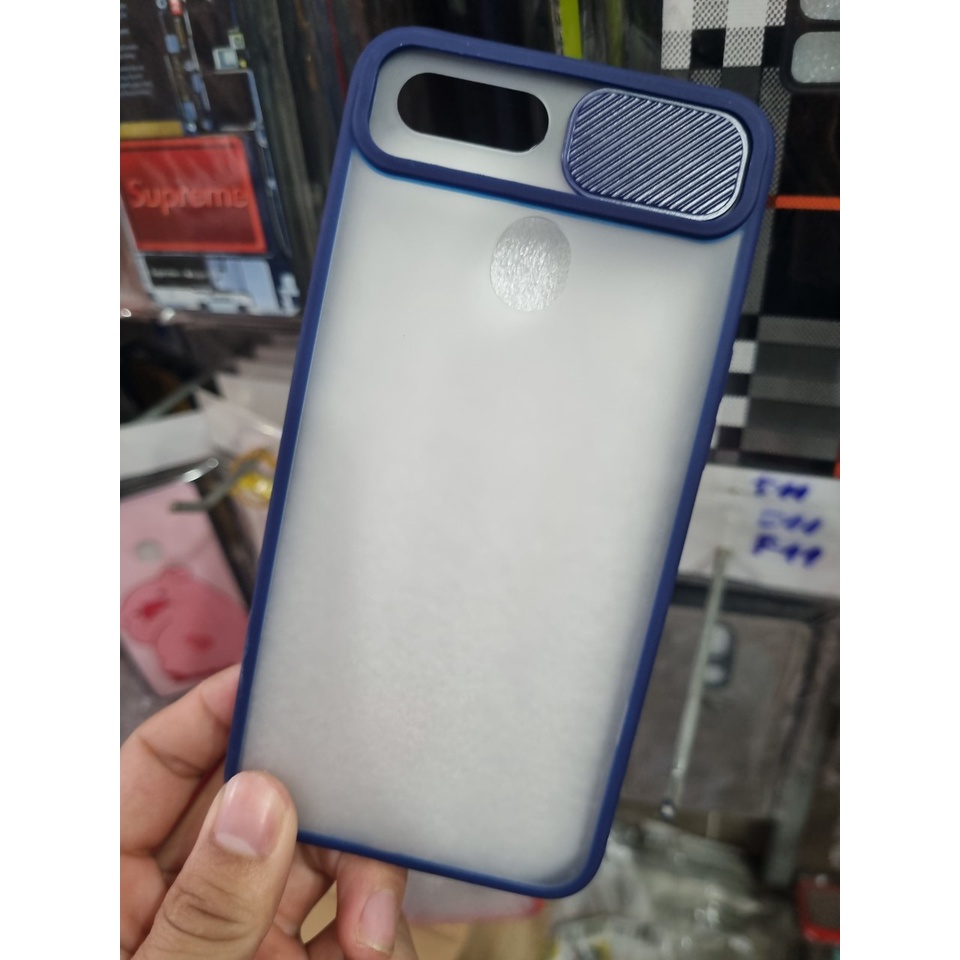 Ốp lưng OPPO A5S / F9 trong nhám đặc biệt có bảo vệ camera viền đa màu sắc độc đáo khác nhau để chọn lựa