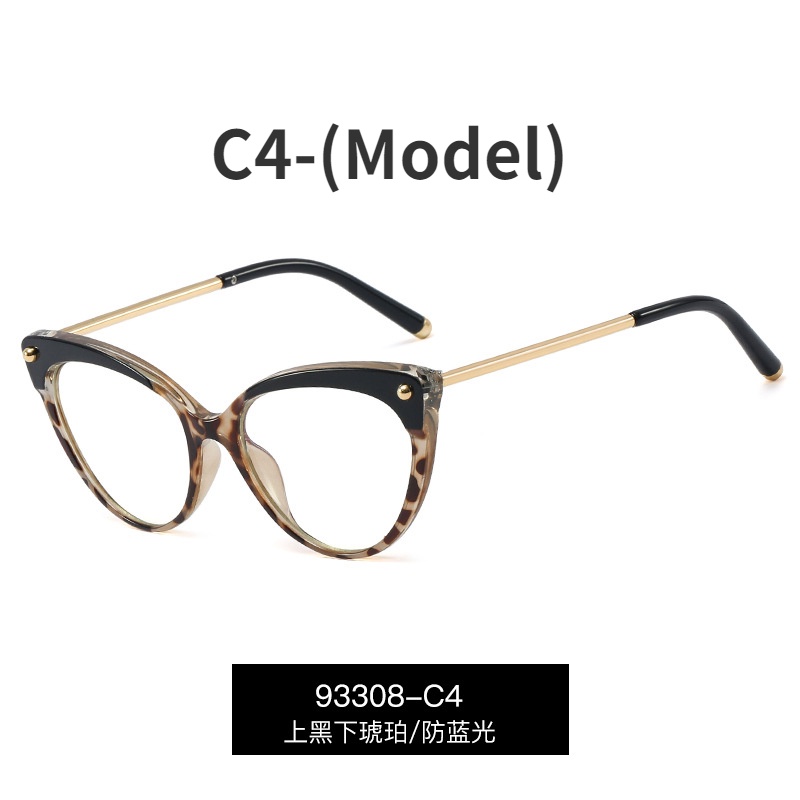 Mã  Mắt Mèo Đơn Giản Thời Trang Đường Phố Âu Mỹ TR90 Cho Nam Nữ