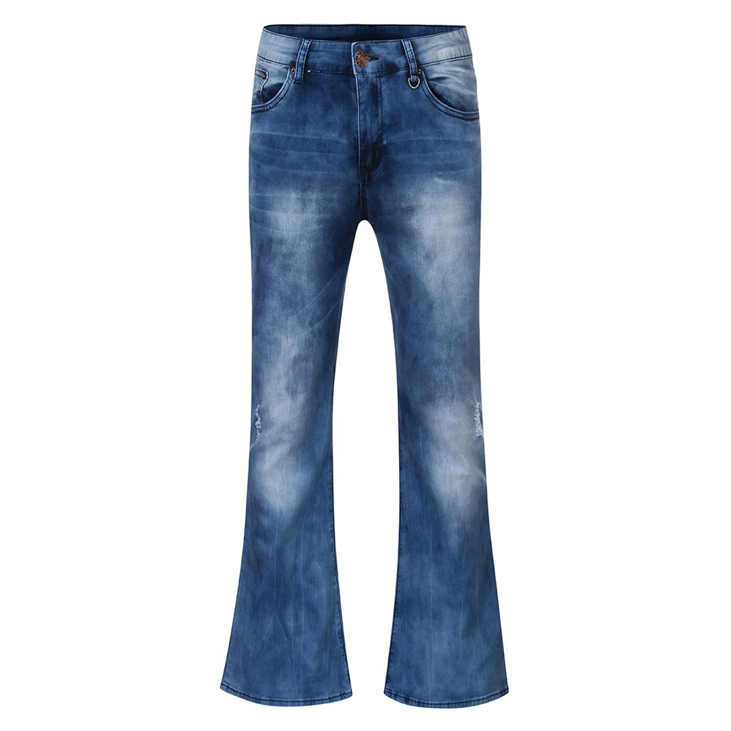 Quần Jeans Dài Ống Loe Thời Trang Cho Nam