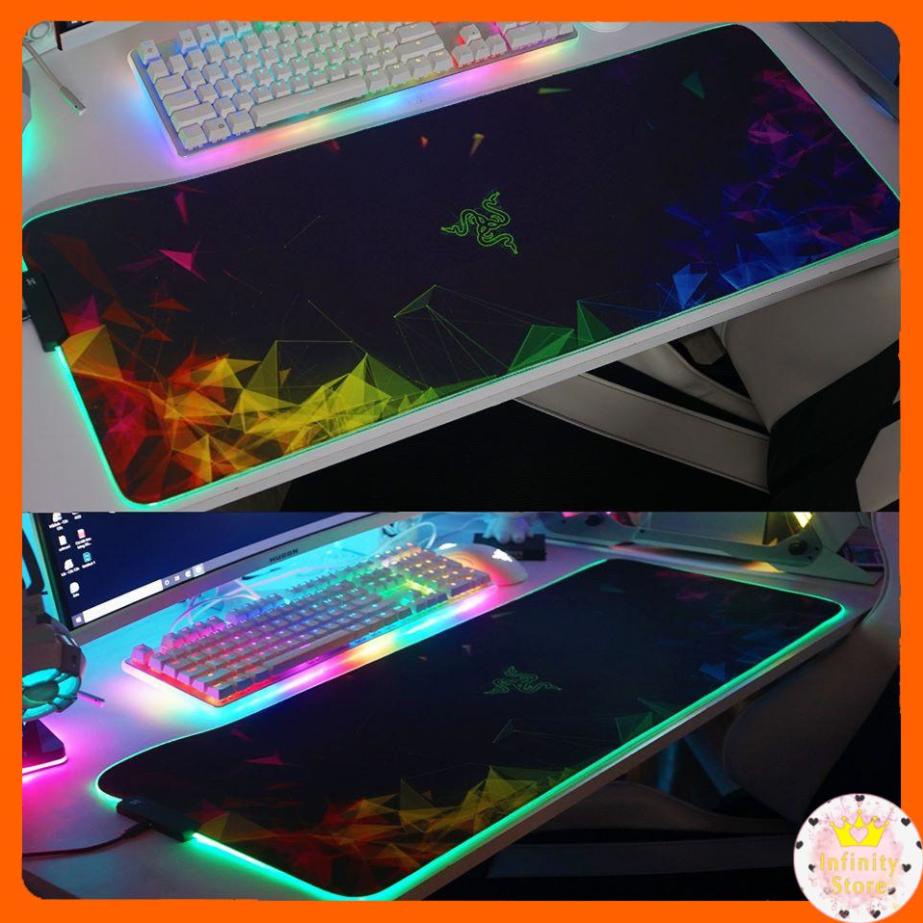 LÓT CHUỘT, PAD CHUỘT LED RGB SIZE 80X30 INFINY DECOR