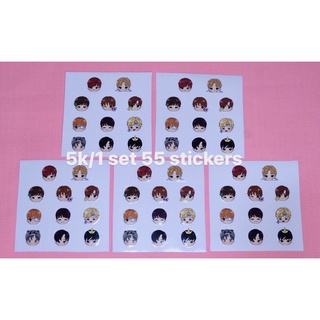 (Có sẵn) set stickers cán bóng chibi Wanna One