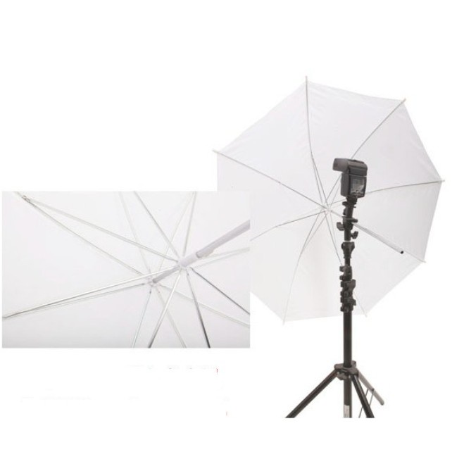 Dù xuyên trắng cho đèn flash giá rẻ