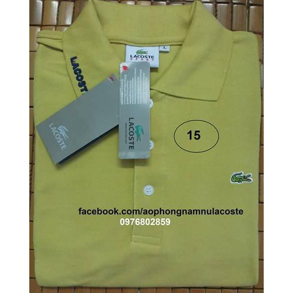 ÁO PHÔNG NAM LACOSTE HÀNG XUẤT NỘI ĐỊA CỦA THÁI LAN