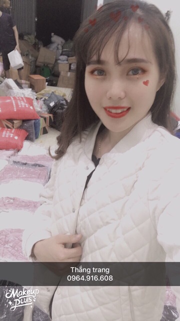 Áo bomber nhung tuyết đẹp bao chất luôn ạ