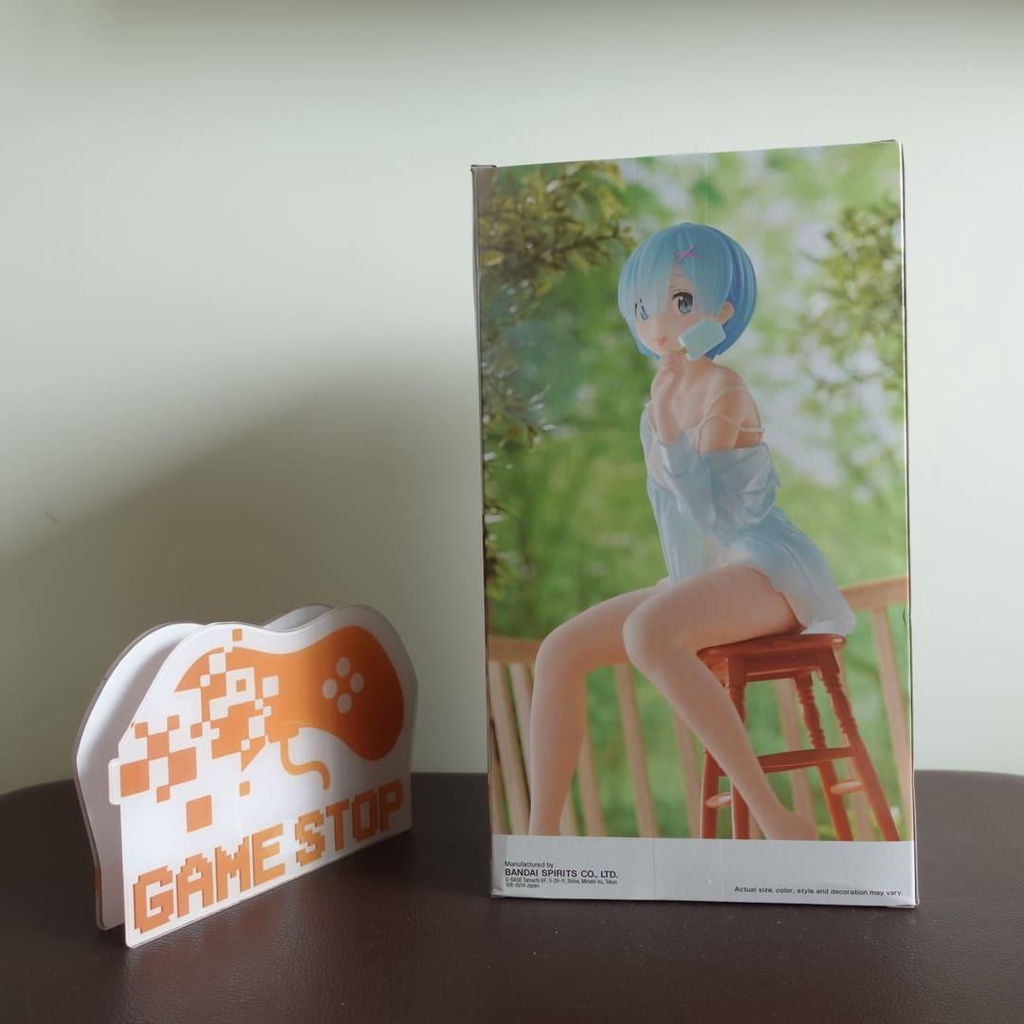 Mô hình Re Zero Rem 20cm Relax Time Summer Ver Prize Figure Banpresto Mô hình tĩnh Nhựa PVC Chính hãng Nhật RZBP01