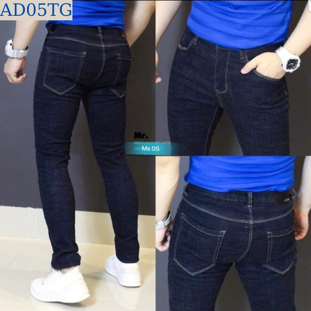 Quần Jean Nam Chất Bò VNXK AD20JM - AD25JM Đen - Trắng Cao Cấp Trẻ Trung Cá Tính (44-70KG) | BigBuy360 - bigbuy360.vn