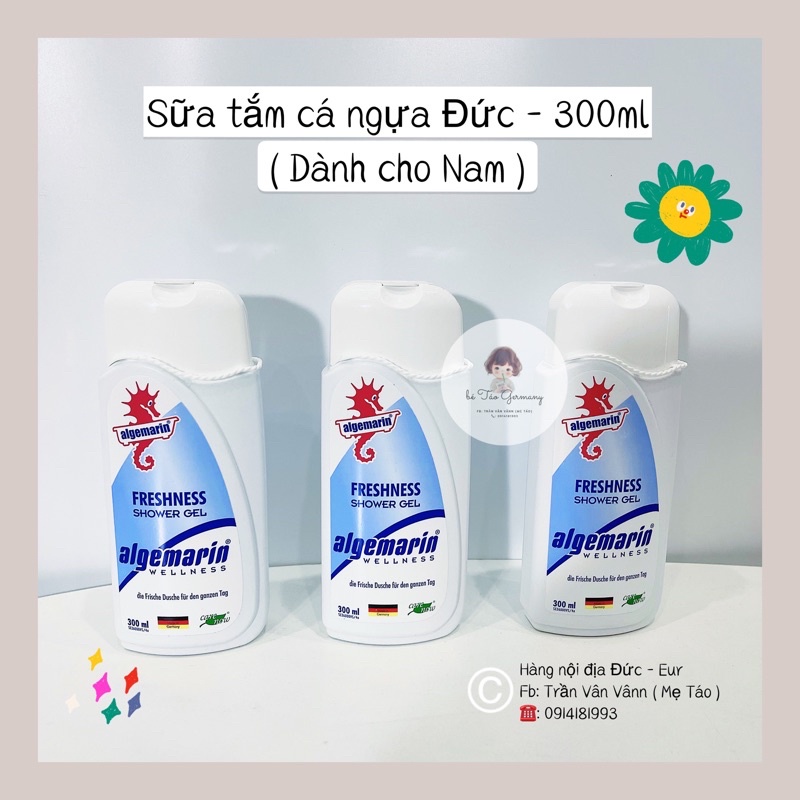 Sữa tắm Cá ngựa Algemarin ( 300ml ) - Hàng đi Air