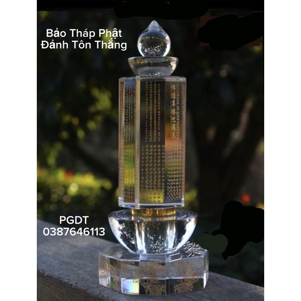Bảo tháp pha lê Phật Đảnh Tôn Thắng