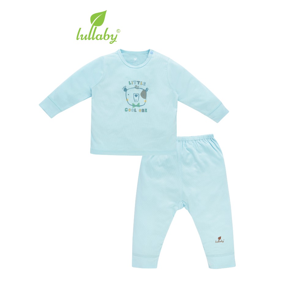 Lullaby Bộ quần áo dài tay bo tay quần bo gấu NH666P BST SLEEP AIR