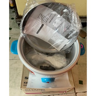Nồi cơm điện Sharp 1.5 lít KSH-D15V (màu ngẫu nhiên)