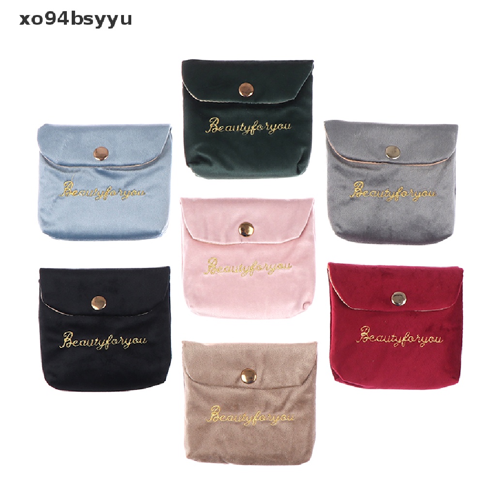 Túi Đựng Mỹ Phẩm Xo94Bsyu Chất Nhung Tiện Dụng Khi Đi Du Lịch