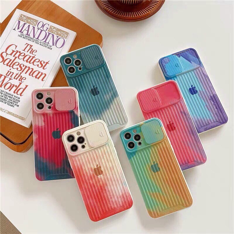 Ốp dẻo màu loang sọc vân CHE CAMERA cho IP XS max