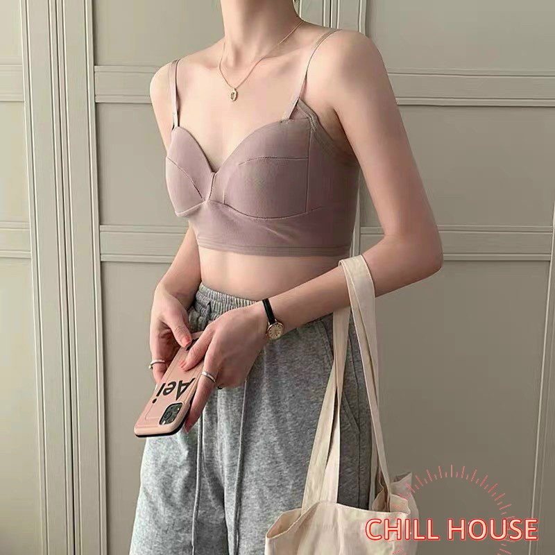 BRA COTTON QUẢ VUÔNG NỮ CÁ TÍNH CHẤT ĐẸP NÂNG ĐỠ VÒNG 1 HOÀN HẢO QUYẾN RŨ B 602 CHILL HOUSE
