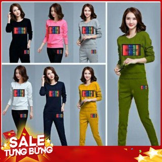 đồ bộ thu đông bảy màu cao cấp - Rẻ vô địch