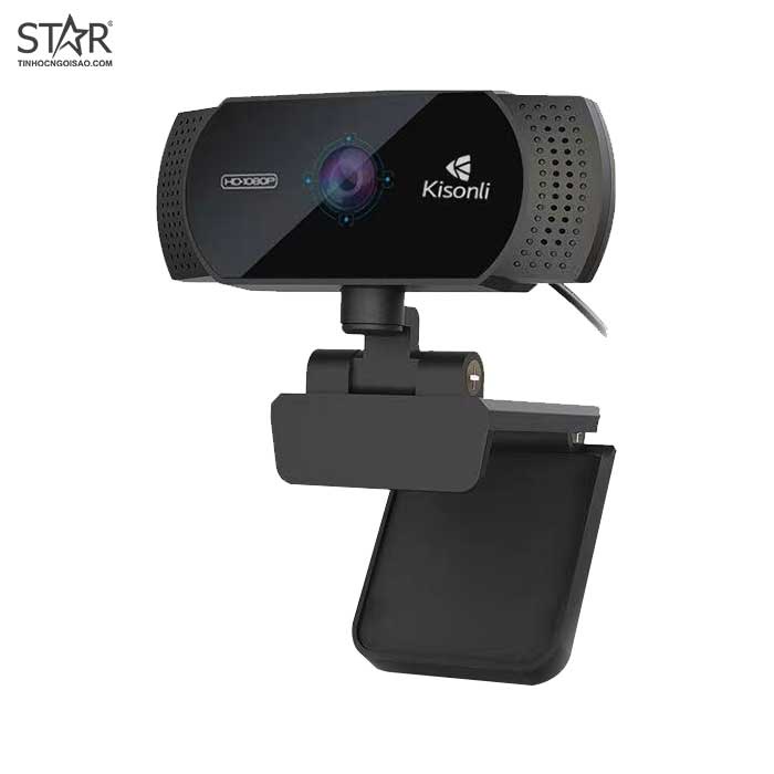 [Mã ICBBACK1219 hoàn 20K xu đơn 0Đ] Webcam Kisonli PC-2 Full HD 1080P