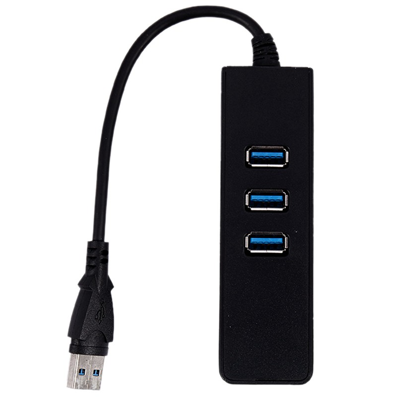 Bộ Chia 3 Cổng Usb 3.0 Tốc Độ Cao 10 / 100 / 1000 Mbps Sang Rj45 Gigabit Ethernet