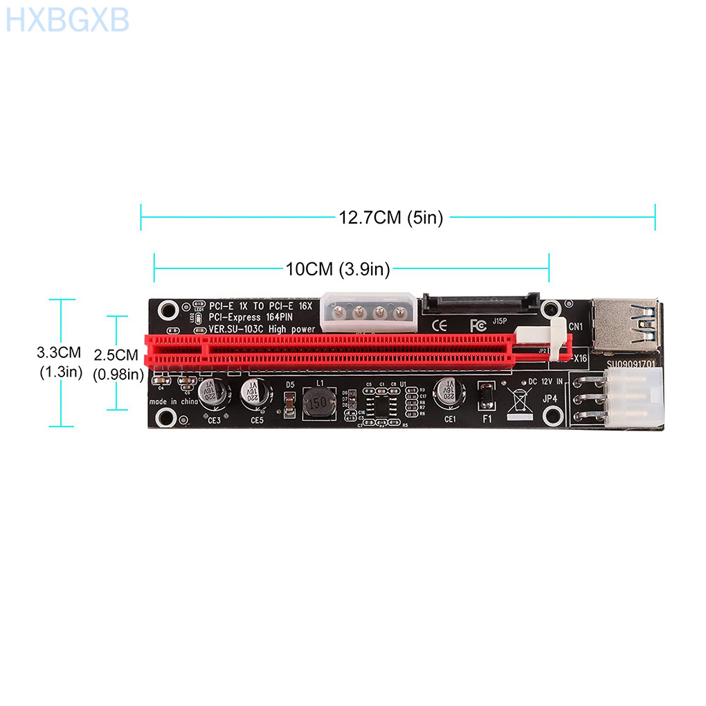 Bảng Mạch Pci-E Chuyển Đổi Pci-E 1x Sang 16x Với Giao Diện Usb 3.0 | BigBuy360 - bigbuy360.vn