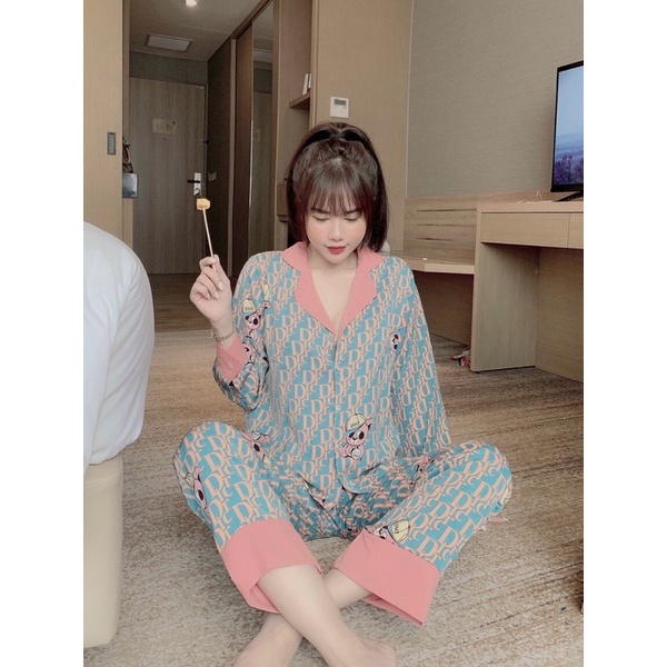 Bộ pijama lụa mango satin