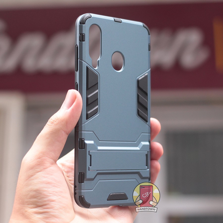 Ốp Lưng Cho Samsung Galaxy A60 IRON - MAN Nhựa PC Cứng Viền Dẻo