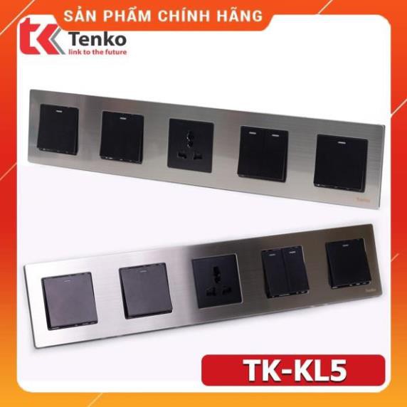 [ Chính Hãng ] [Combo Ổ Cắm - Công Tắc] Chống Giật Âm Tường 5 Module TK-KL5