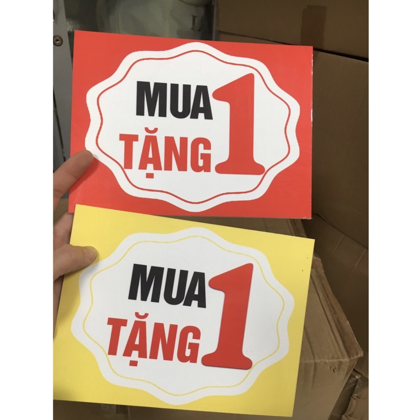 Biển sale đồng giá thời trang, giảm giá kích thước A5 ngang, in 2 mặt tấm fomex 3mm dùng với kẹp wobbler quảng cáo