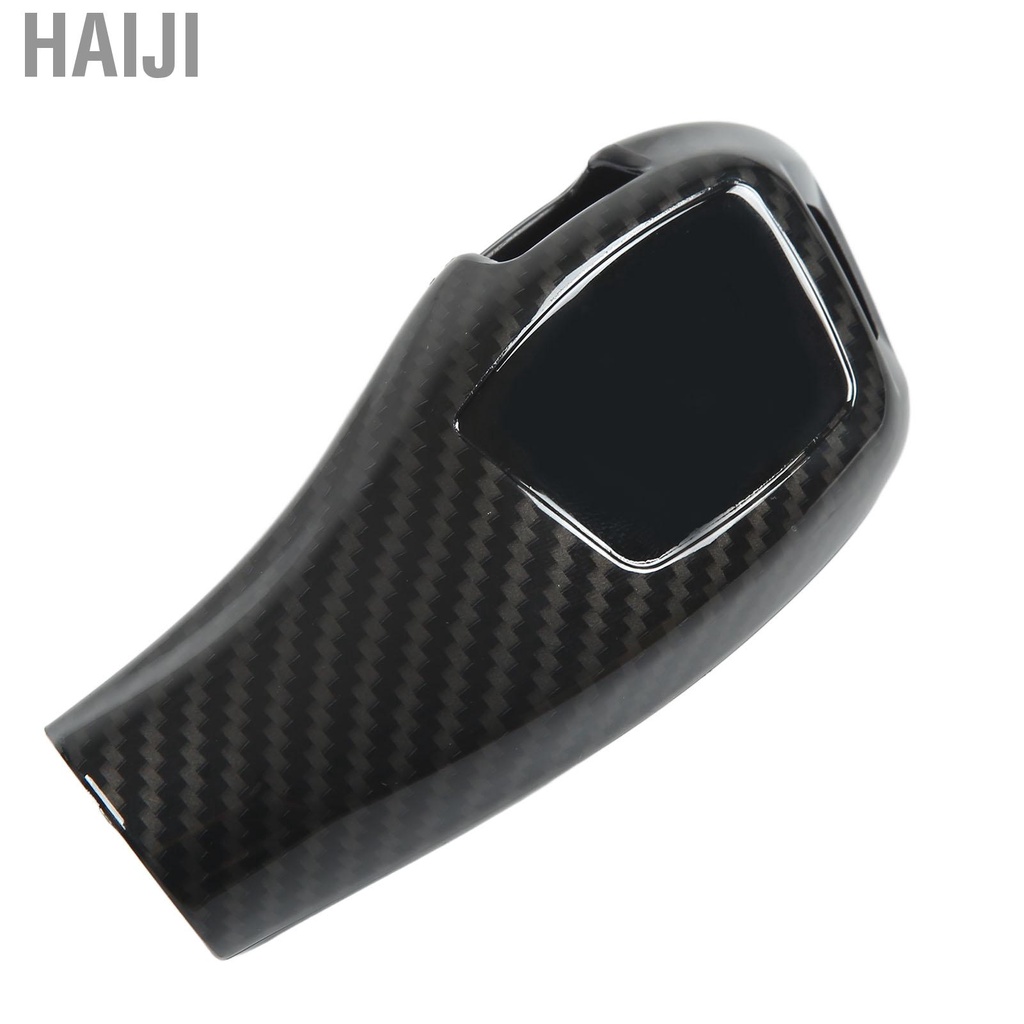 Haiji Gear Shift Knob Cover Trim Carbon Fiber Style Car Shifter Protector LHD Replacement for BMW F20 F21 F22 F23 F30 F31