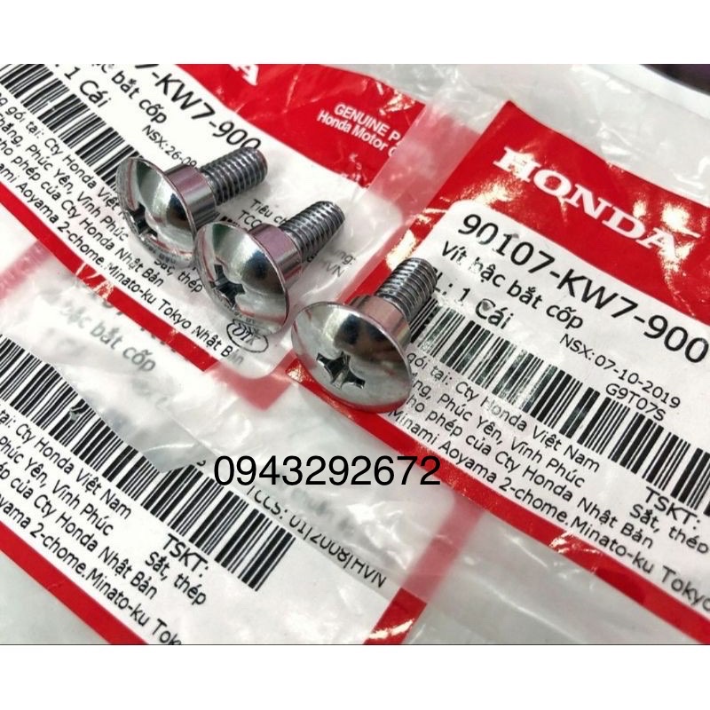 3 ốc bắt cốp xe Wave Thái, Alpha, Zx Honda