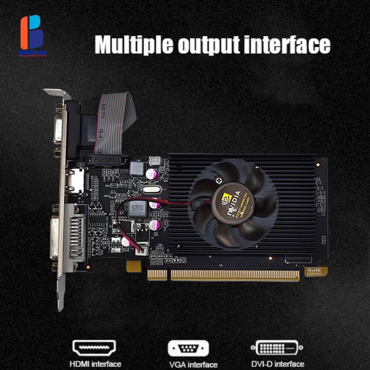 Card đồ họa Nvidia GT210 1G màn hình kép card đồ họa độ nét cao văn phòng / card đồ họa Vga / Dvi 64 bit | BigBuy360 - bigbuy360.vn