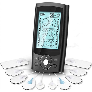 [Hàng mới về] Máy massage liệu pháp vật lý châm cứu kích thích cơ 24 chế độ 10 điện cực EMS tần số thấp