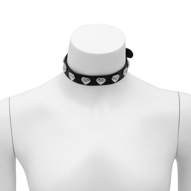 Vòng Cổ Choker Đính Gai Kim Loại Phong Cách Gothic Punk