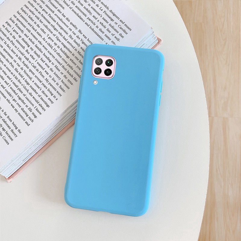 Ốp điện thoại TPU dẻo in màu kẹo trơn cho Huawei Nova 7i Nova 5T Nova 6 Nova 4 Nova 3 3i Nova7i Nova5T Nova4