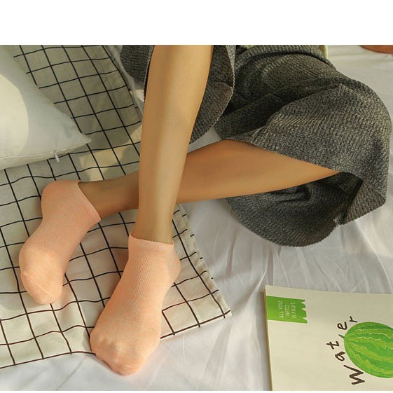 [COMBO 10 ĐÔI] Tất Nữ Cổ Ngắn chuẩn xuất Nhật, Vớ Nữ Cotton Co Giãn Cao Cấp, Mềm mịn, êm chân - CB024