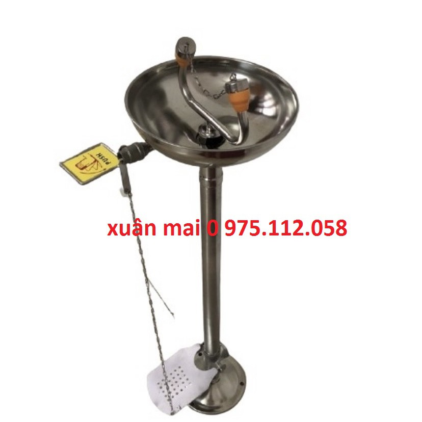 Bộ Bồn Rửa Mắt Khẩn Cấp Gắn Tường (đầy đủ phụ kiện lắp đặt)