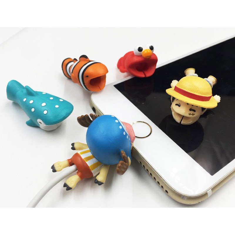 Phụ Kiện Bảo Vệ Dây Cáp Hình Nhân Vật Luffy Trong Phim Hoạt Hình One Piece Sự Bảo Vệ