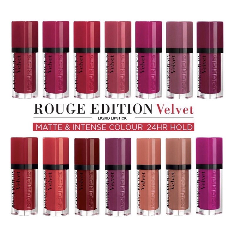 Son lì Bourjois Rouge Edition Velvet 7.7ml, hsd 12/2022