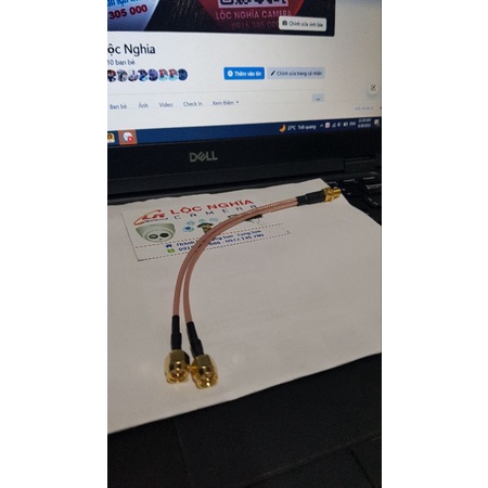 Dây chuyển đổi SMA Female 1 ra 2 SMA Male