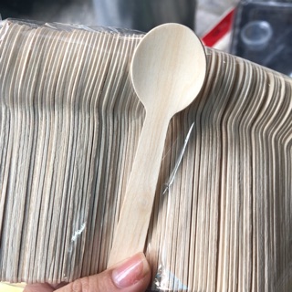 Thìa gỗ dùng 1 lần