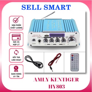 Amply karaoke - amly mini karaoke kentiger hy 803 - âm ly chơi nhạc âm thanh cực đỉnh - âm li gia đình, xe hơi - bh 12t