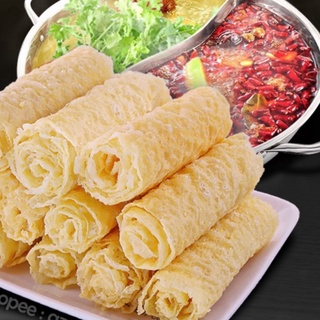 Hủ Trúc Cuộn RingRoll Trong Haidilao - Tàu Hủ Ky Nhúng Thả Lẩu Malaysia
