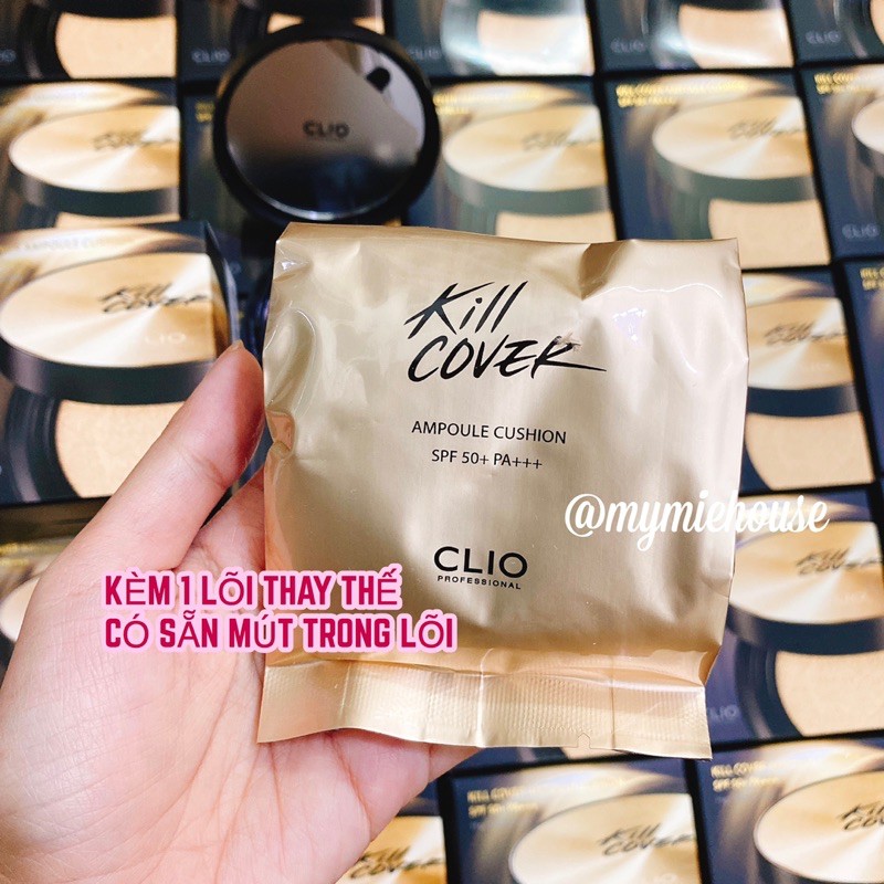 PHẤN NƯỚC CLIO KILL COVER AMPOULE CUSHION SPF 50+ PA++ | BigBuy360 - bigbuy360.vn