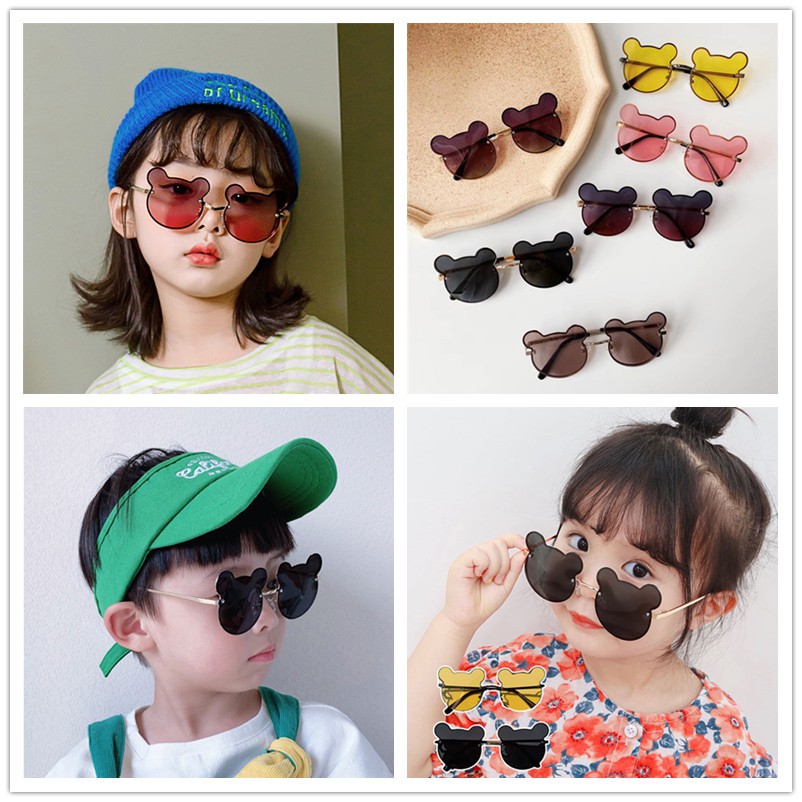Kính mát gọng họa tiết chuột mickey đáng yêu cho bé