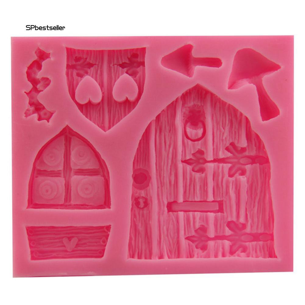 Khuôn silicon làm bánh đa năng tiện dụng hình cánh cửa sổ cổ điển