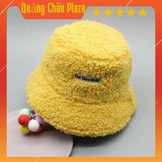 [ Rẻ Vô Địch ] Mũ bucket nữ lông cừu mềm mịn