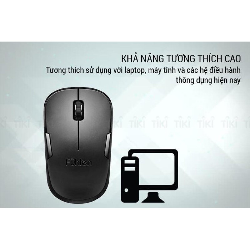 Chuột Không Dây Fuhlen A06, logitech M220 bảo hành 2 năm