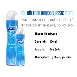 Gel Bôi Trơn Durex Play Tingle 100ML