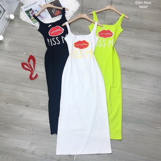 Đầm thun môi xinh phom body