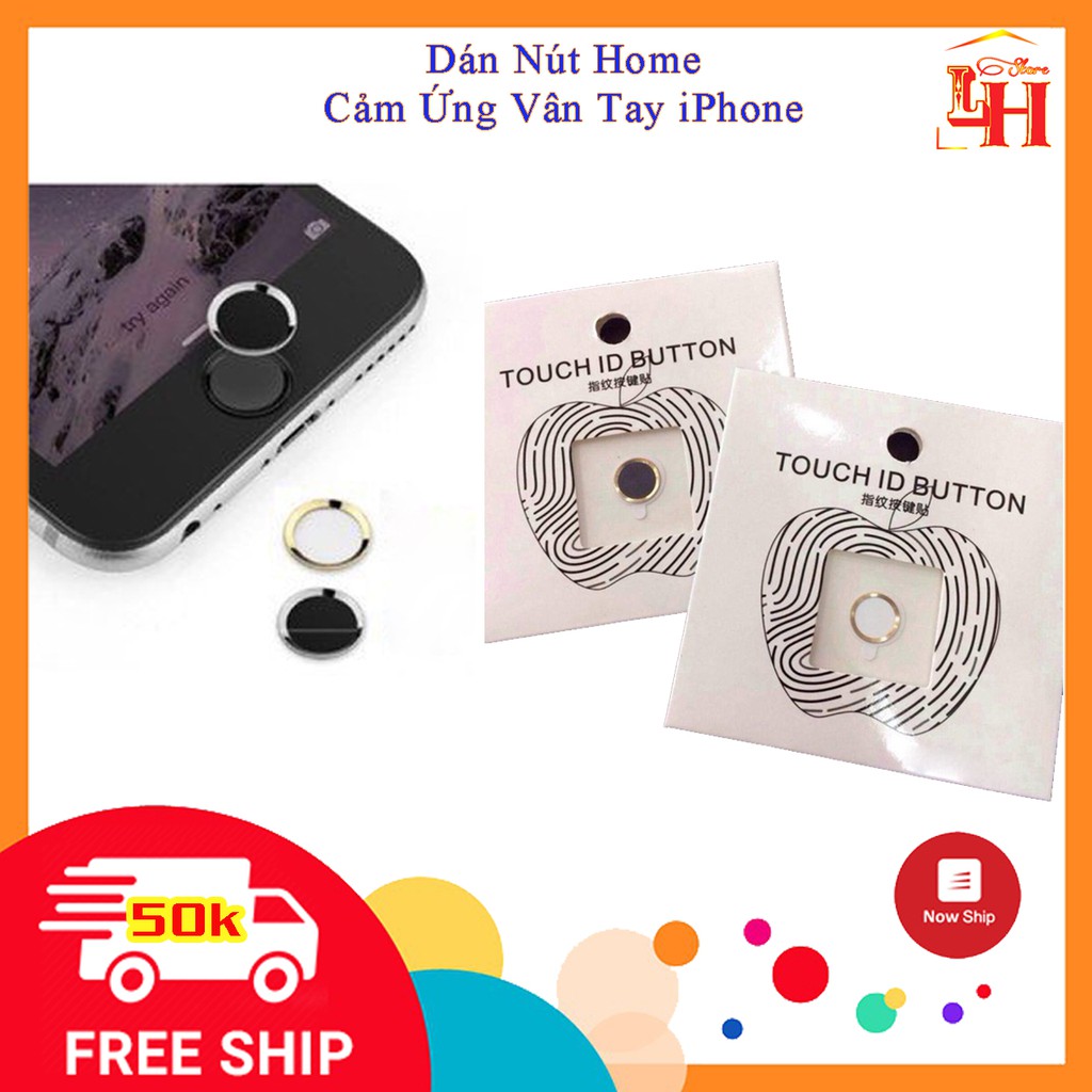 Dán Nút Home tăng cảm biến vân tay cho iPhone 5 5s 6 6s 6 plus 6s plus 7 8 7 plus 8 plus iPad mini, iPad Pro