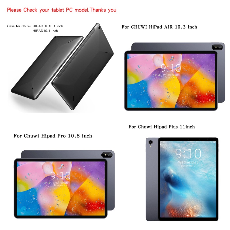 Ốp Máy Tính Bảng Bằng Da Pu + PC Bảo Vệ Cho CHUWI Hipad AIR 10.3 "CHUWI Hipad X Pro Hipad Plus 11"